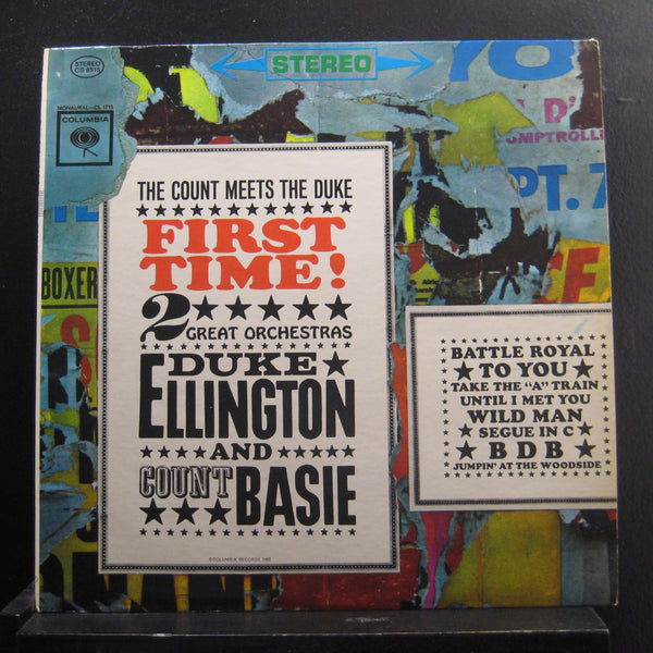 Duke Ellington And Count Basie - First Time! The Count Meets The Duke (1962) - VG+ LP Record 1970 Columbia USA Vinyl - Jazz / Big Band / Swing - Shuga Records