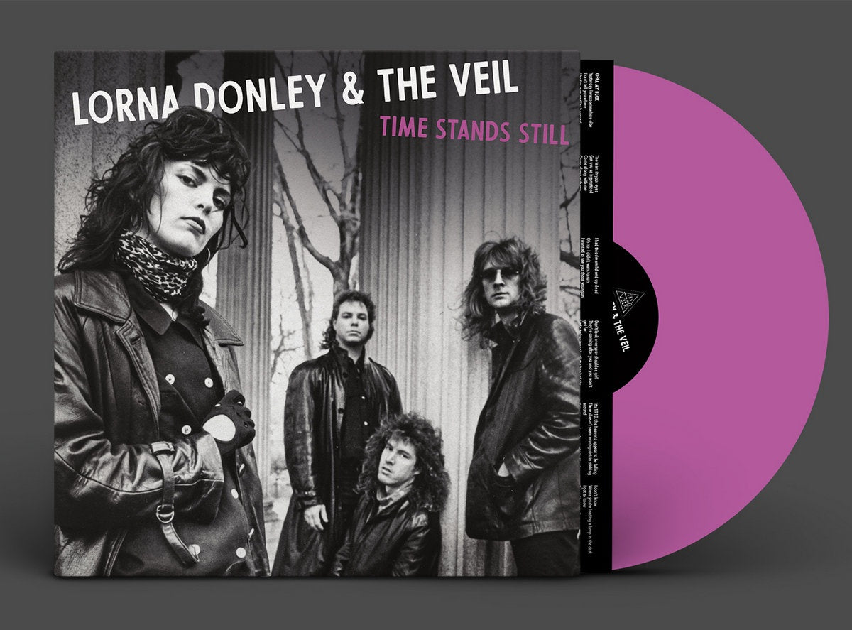 Lorna Donley & The Veil - Time Stands Still - New LP Record 2021 - Dim Dim Dark Pink Color Vinyl - Chicago Local / Garage / Power Pop