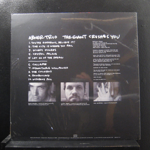 Abner Trio - The Giant Crushes You - New LP Record 2010 Joyful Noise USA Vinyl & Download - Indie Rock - Shuga Records