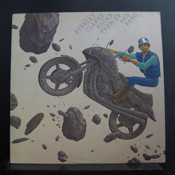 Stanley Clarke - Rocks, Pebbles And Sand - VG+ LP Record 1980 Epic USA White Label Promo Vinyl - Jazz / Jazz-Funk / Disco - Shuga Records