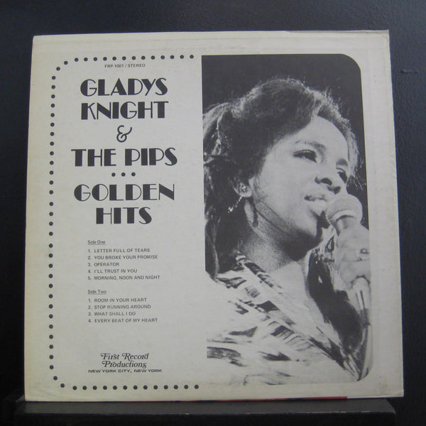 Gladys Knight And The Pips – Golden Hits - GG+ LP Record 1970s First Record Productions USA Vinyl - Soul - Shuga Records