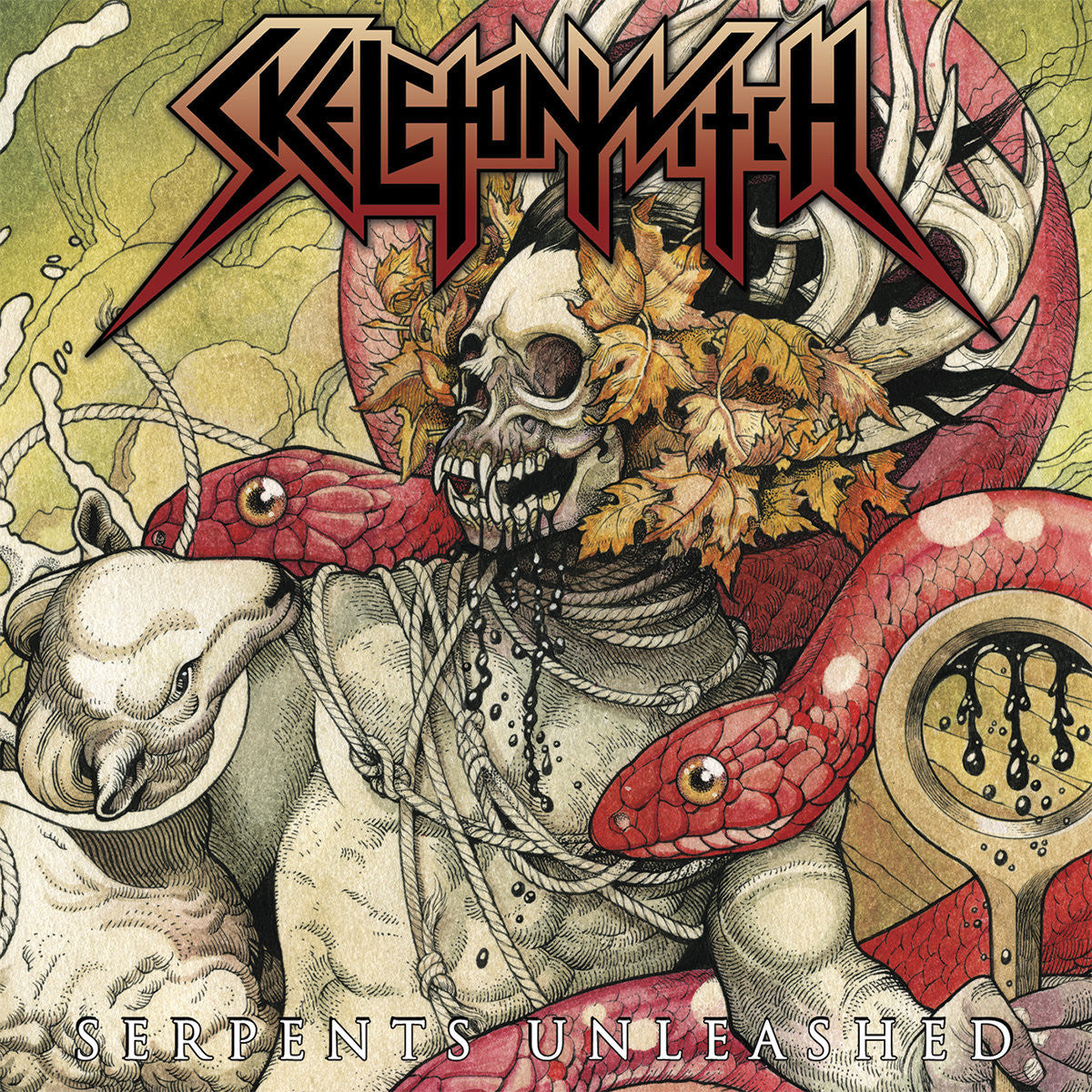 Skeletonwitch - Serpents Unleashed - New Vinyl Record 2017 Prosthetic Records Limited Edition Silver Vinyl Reissue (500 copies) - Thrash / Melodic Death Metal