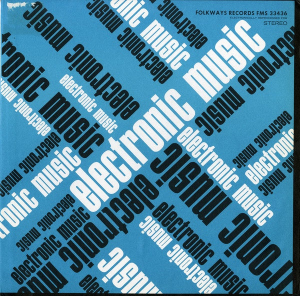 Various ‎– Electronic Music - VG+ Lp Record 1967 Folkways USA Vinyl & Insert - Electronic / Musique Concrète / Experimental