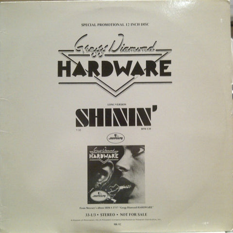 Gregg Diamond ‎– Shinin' -VG+ 12" Single Record 1979 Mercury USA Promo Vinyl - Disco
