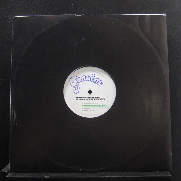 Amp Fiddler - Basementality 12" VG+ GEN 002 T White Promo UK 2002 Vinyl Record - Shuga Records