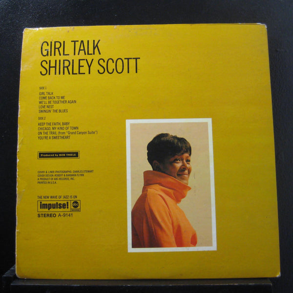 Shirley Scott Trio - Girl Talk LP VG+ AS-9141 Impulse! 1967 USA Vinyl Record - Shuga Records