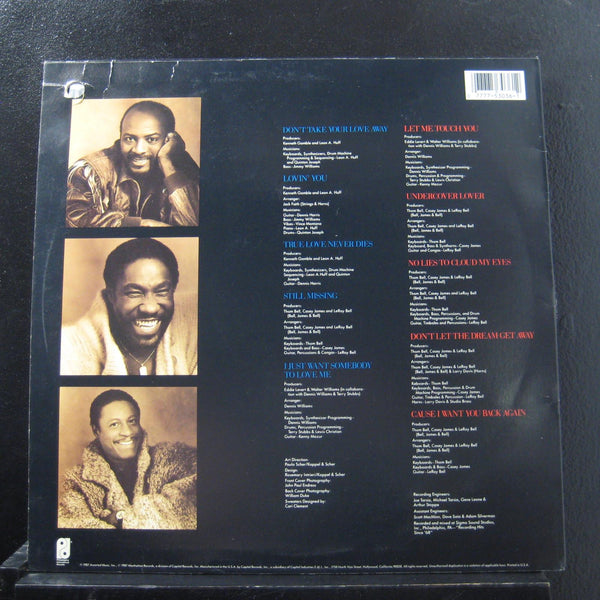 The O'Jays - Let Me Touch You - VG+ LP Record 1987 Philadelphia International USA Vinyl - Funk / Soul - Shuga Records