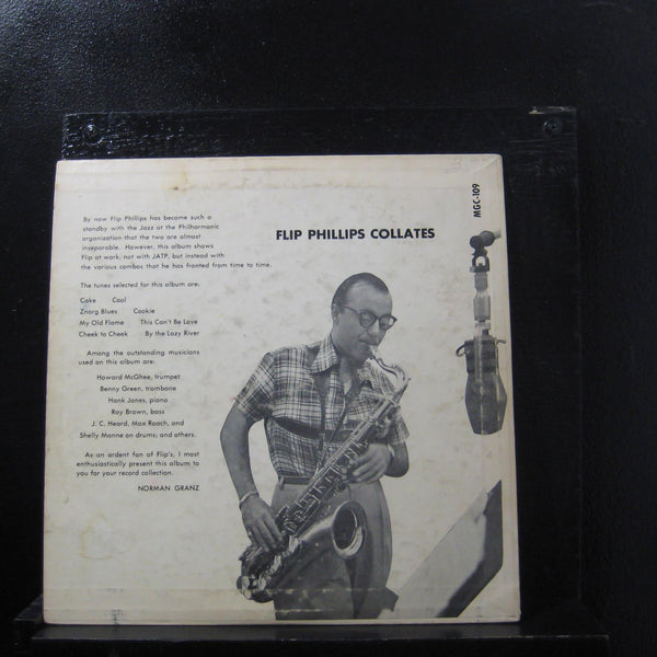 Flip Phillips Collates - Flip Phillips Collates 10" VG MG C-109 1st Mono Record - Shuga Records