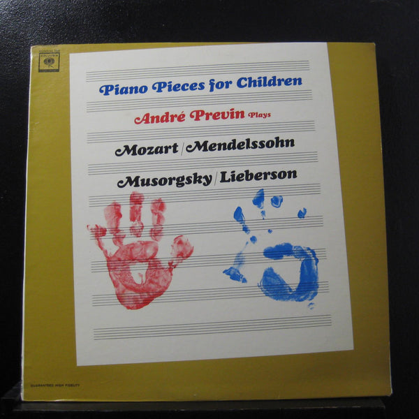 Andre Previn - Piano Pieces For Children LP VG+ ML 5986 Mono 2i Vinyl Record - Shuga Records