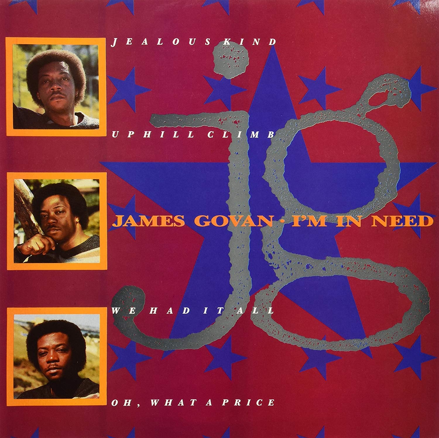James Govan ‎– I'm In Need - VG+ Lp Record 1987 UK Import Original Vinyl - Soul / Funk - Shuga Records