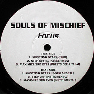 Souls Of Mischief - Focus VG+ - 12" Single 1998 Hiero Imperium USA S-39249 - Hip Hop