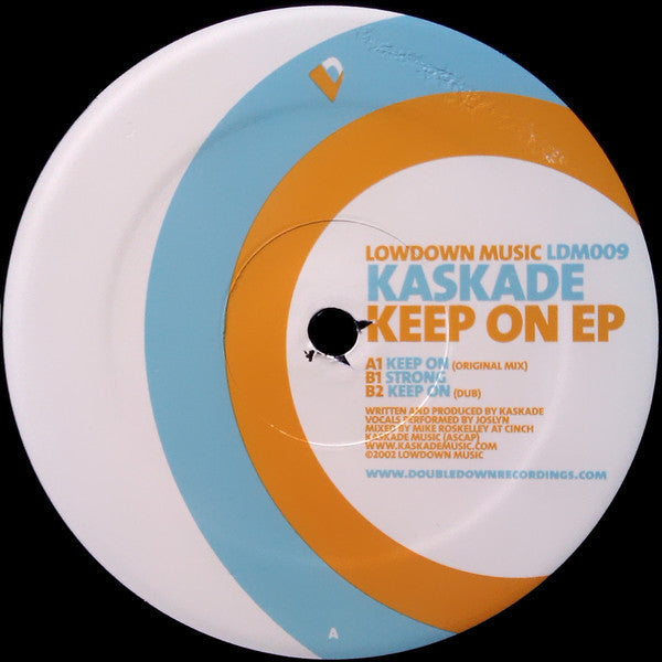Kaskade ‎– Keep On 12" EP VG+ 2002 Lowdown Music USA - House