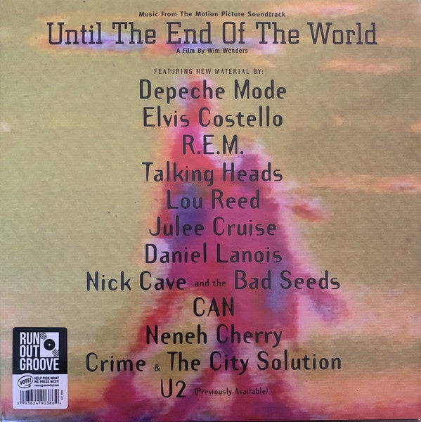Various ‎– Until The End Of The World (Music From The Motion Picture) - New 2 LP Record 2019 Warner/Run Out Groove Europe Import Vinyl - Soundtrack - Shuga Records