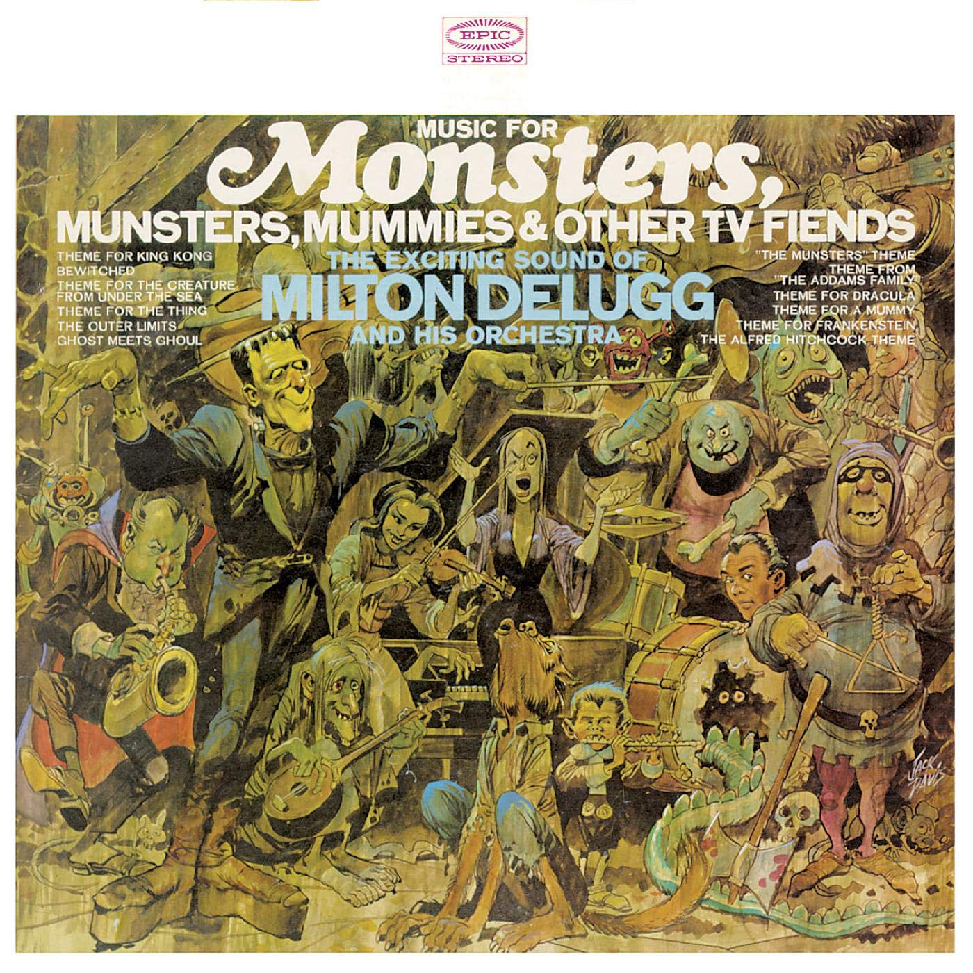 Milton DeLugg And His Orchestra ‎– Music For Monsters, Munsters, Mummies & Other TV Fiends - New LP Record 2019 Real Gone Music Limited Edition 45rpm Orange Pumpkin Colored Vinyl - Halloween / Novelty / Theme Songs