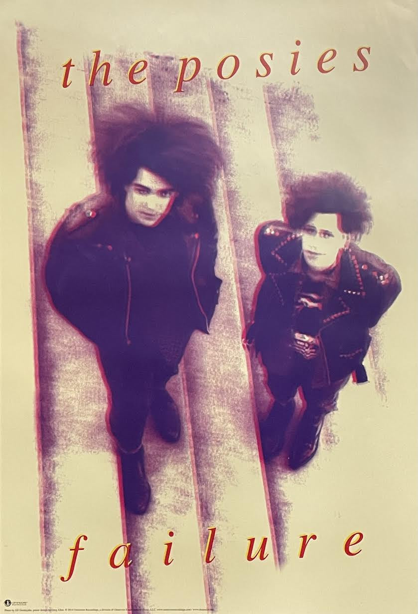 The Posies - Failure - 13" x 19" Album Promo Poster - p0091 - Shuga Records