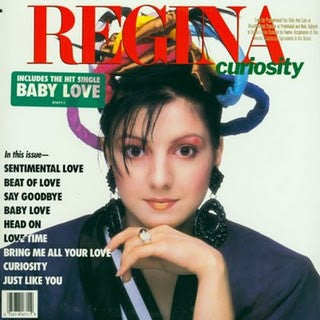 Regina – Curiosity - Mint- Lp Record 1986 Atlantic USA Vinyl- Synth-Pop