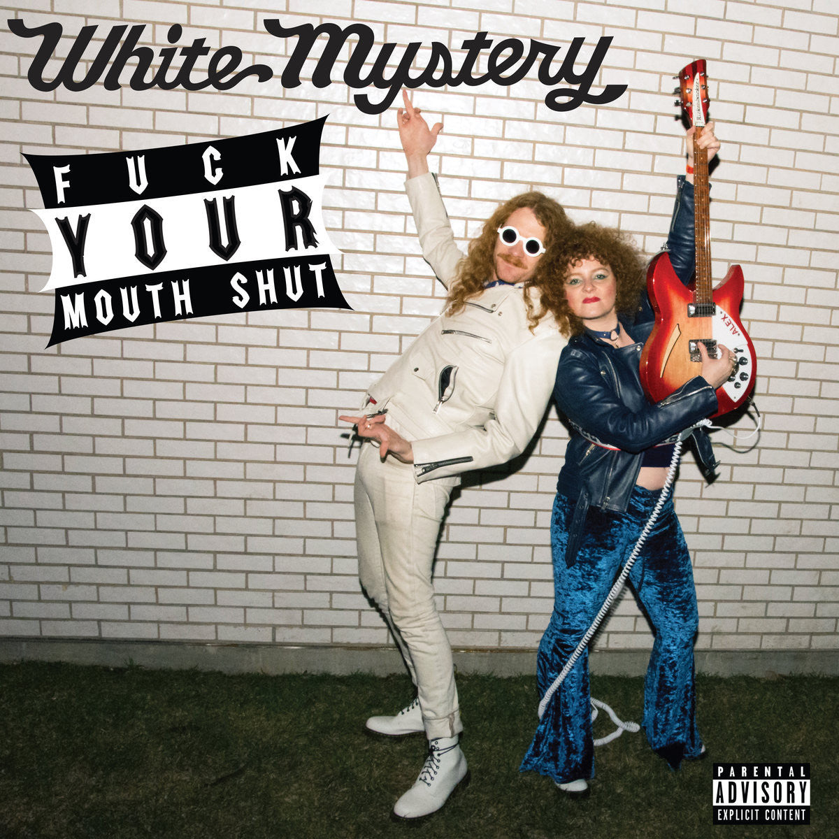 White Mystery ‎– Fuck Your Mouth Shut - New Vinyl Record 2017 White Mystery Pressing on Assorted Colors - Chicago, IL Garage Rock / Contemporary Punk