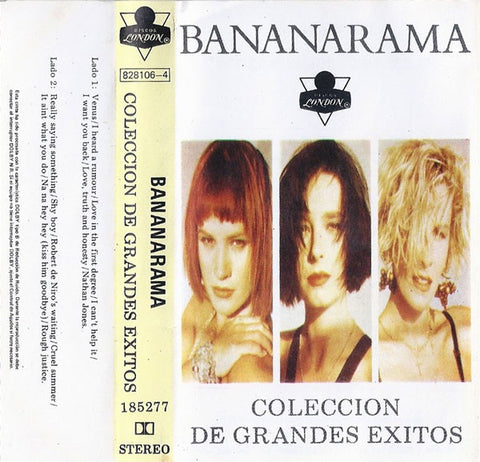 Bananarama ‎– Coleccion de Grandes Exitos - Used Cassette Tape - London 1988 Chile Import - Electronic / Pop Rock