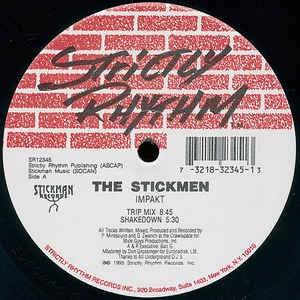 The Stickmen ‎– Tweek In / Impakt - VG+ 12" Single Record 1995 Strictly Rhythm Vinyl - House / Acid House