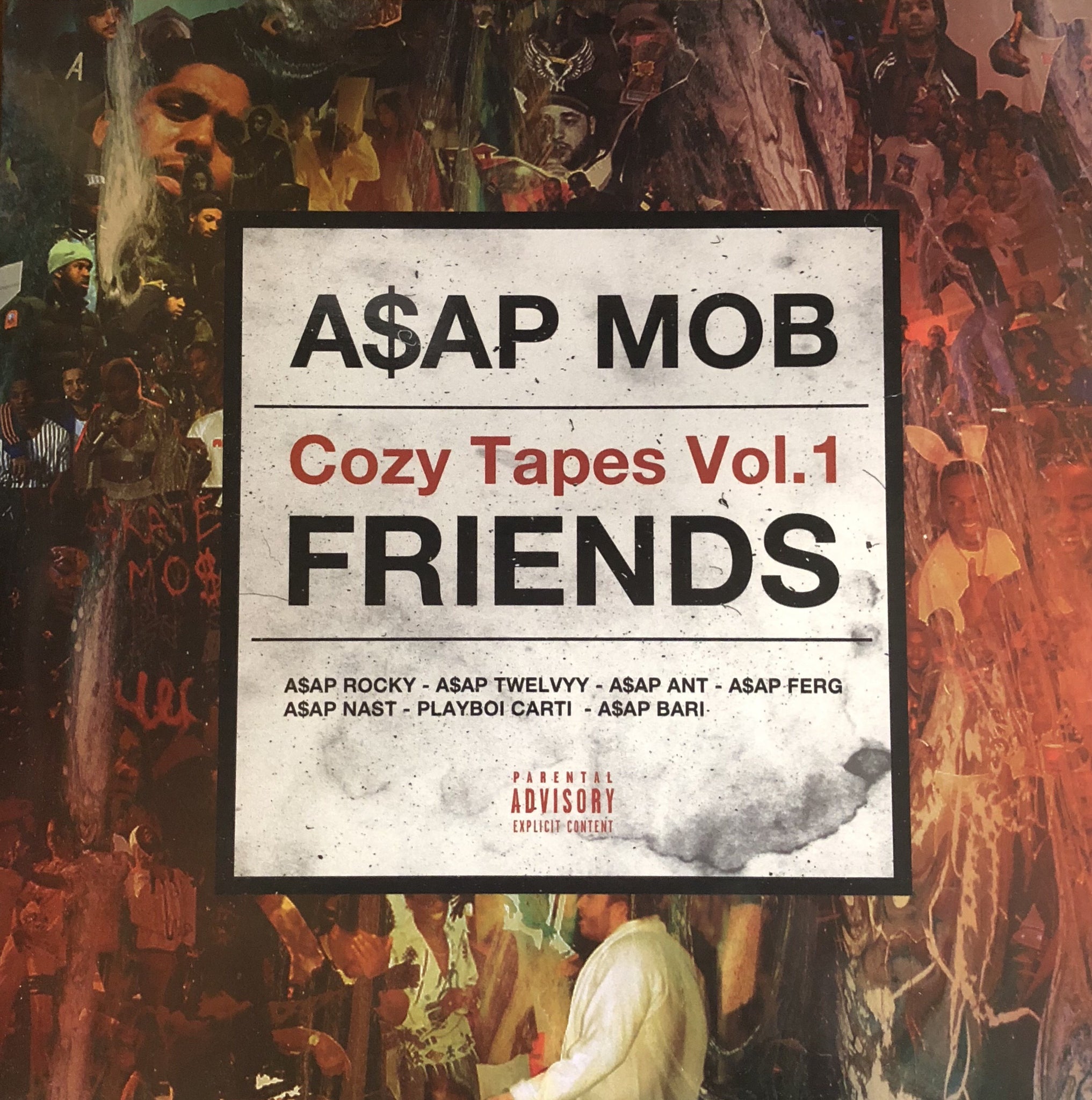 A$AP MOB - Cozy Tapes Vol 1: Friends - New 2 LP Record 2018 Nasty World Europe Import Orange Vinyl - Hip Hop / A$AP Rocky