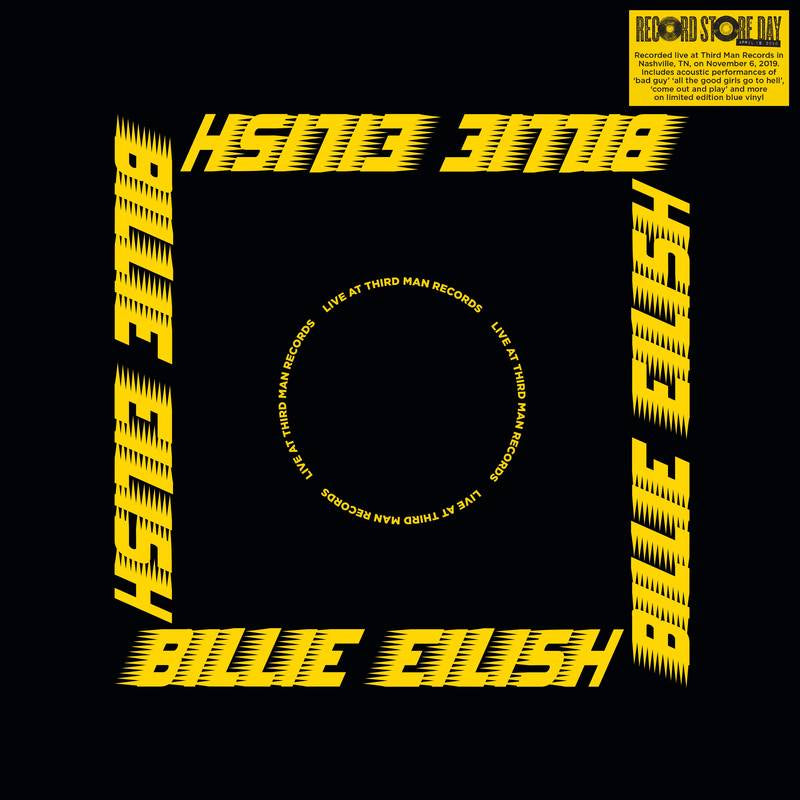 Billie Eilish - Live At Third Man Records (2019) - New LP Record Store Day 2020 Third Man Blue Vinyl & Poster - Indie Pop