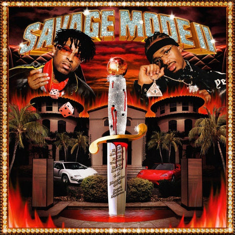 21 Savage & Metro Boomin - Savage Mode II - New LP Record 2021 Epic Slaughter Gang Translucent Red Vinyl - Hip Hop / Trap