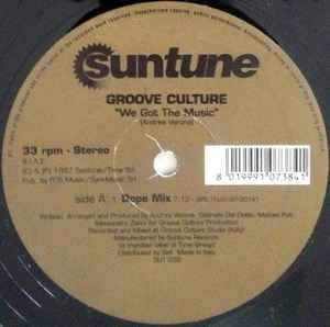 Groove Culture ‎– We Got The Music - New 12" Single Record 1997 Suntune Italy Vinyl - House