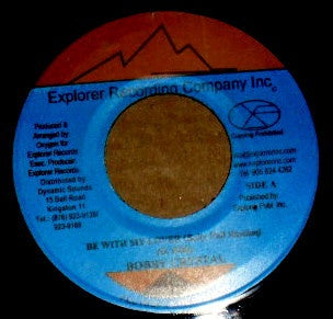 Bobby Crystal ‎– Be With My Lover (Belly Full Rhythm) / Jazzwad (Hip-Hop Mix) - VG+ 7" Single 45 rpm Explorer Recording Company Jamaica - Reggae