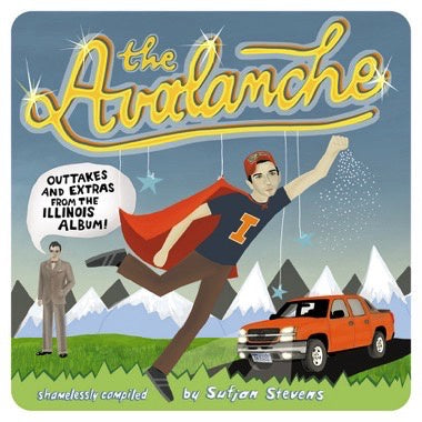 Sufjan Stevens – The Avalanche (Outtakes & Extras From The Illinois Album) - New 2 LP Record 2018 Asthmatic Kitty Hatchback Orange & Avalanche White Colored Vinyl - Indie Rock / Folk Rock - Shuga Records