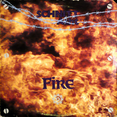 Schnitt Acht ‎- Fire - Mint- 12" Single 1990 USA - Industrial / EBM