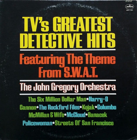 The John Gregory Orchestra ‎– TV's Greatest Detective Hits - New LP Record 1976 Mercury USA Vinyl - Jazz