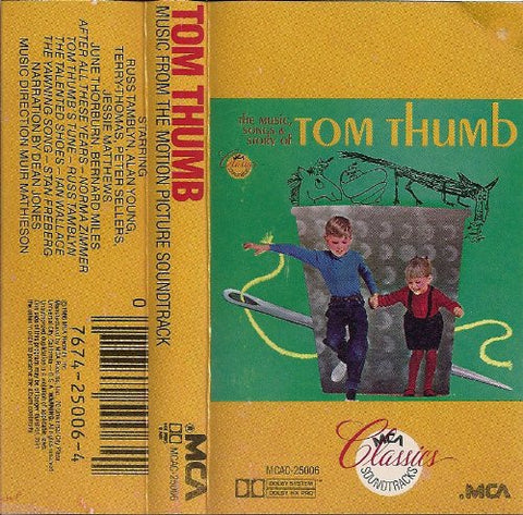 Various ‎– The Music, Songs & Story Of Tom Thumb - Used Cassette Tape 1986 MCA USA - Soundtrack / Musical