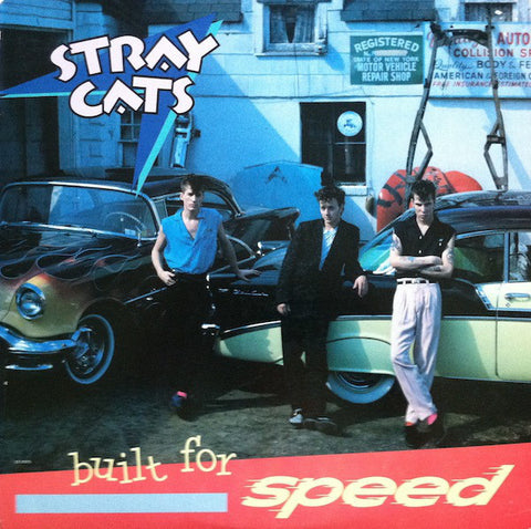 Stray Cats – Built For Speed - VG+ LP Record 1982 EMI America Vinyl - Rockabilly / Pop Rock