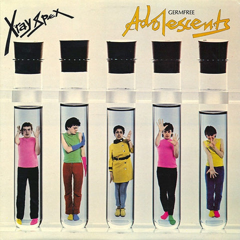 X-Ray Spex - Germefree Adolescents - New Vinyl Record 2016 Real Gone Music Limited Edition Reissue of 1000 on 'Test Tube Clear with Blue Splatter' Vinyl - Punk Rock / New Wave