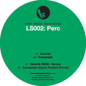 Perc (Alistair Wells) – Swords - Mint 12" Single (UK Import) 2008 - Techno