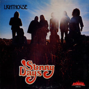 Lighthouse – Sunny Days - VG+ Lp Record 1972 USA Original Vinyl - Rock