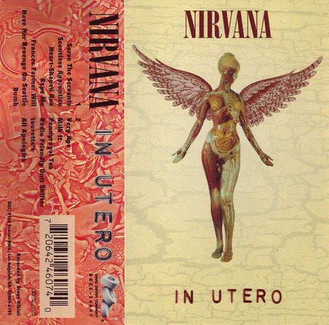 Nirvana ‎– In Utero - Used Cassette 1993 DGC Sub Pop Tape - Alternative Rock / Grunge
