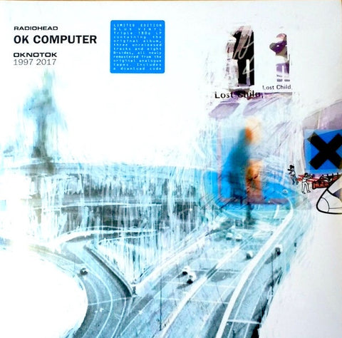 Radiohead ‎– OK Computer OKNOTOK 1997 2017 - New 3 Lp Record 2017 XL Recordings USA Indie Exclusive 180 gram Opaque Blue Vinyl, Promo Poster, Sticker & Download - Alternative Rock