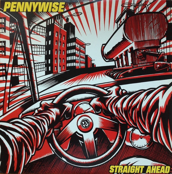 Pennywise ‎– Straight Ahead - VG+ LP Record 1999 Epitaph USA Vinyl & Insert - Punk / Melodic Hardcore - Shuga Records