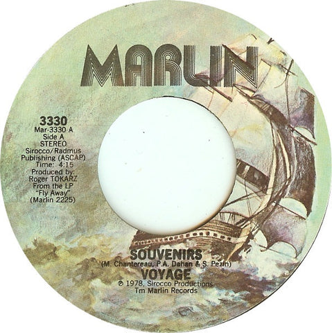 Voyage ‎– Souvenirs / Kechak Fantasy MINT- 7" Single 45 rpm 1978 Marlin USA - Disco