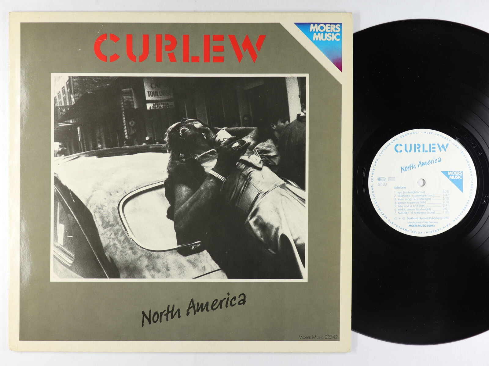 Curlew ‎– North America - Lp Record 1985 Moers Music German Import Vinyl - Free Jazz / Avantgarde