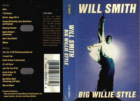 Will Smith ‎– Big Willie Style - Used Cassette 1997 Columbia - Hip Hop
