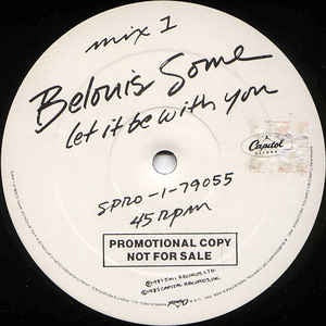 Belouis Some - Let It Be With You - M- 12" Single Promo 1987 Capitol Records USA - Synth-Pop