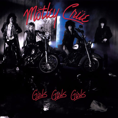Mötley Crüe ‎– Girls, Girls, Girls - New Vinyl 2017 Motley Records '30th Anniversary' Limited Edition Pressing on Blue/Black Marble Vinyl - Hard Rock / Glam / Hair Metal