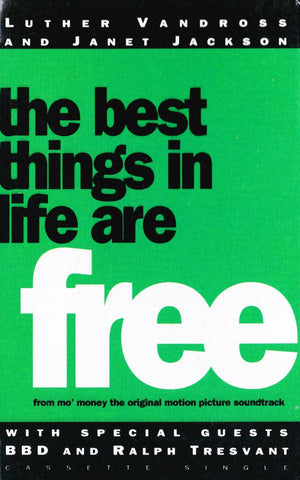 Luther Vandross And Janet Jackson With Special Guests BBD And Ralph Tresvant – The Best Things In Life Are Free - Used Cassette Tape Perspective Records 1992 Canada - Electronic