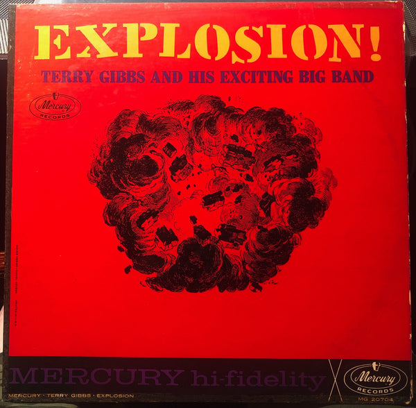 Terry Gibbs And His Exciting Big Band ‎– Explosion! - VG+ Lp Record 1962 Mercury USA Mono White Label Promo Vinyl - Jazz - Shuga Records