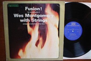 Wes Montgomery ‎– Fusion! - VG+ Lp Record 1963 Riverside USA Mono Original Vinyl - Jazz