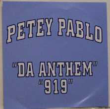 Petey Pablo - Da Anthem Mint- - 12" Single 2000 Jive USA - Hip Hop