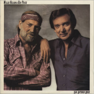 Willie Nelson & Ray Price ‎- San Antonio Rose - VG+ LP Record 1980 Columbia USA Vinyl - Country