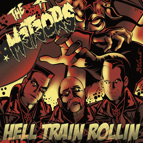 The Meteors (2) – Hell Train Rollin - New LP Record 2021 Svart Europe Vinyl (Orange) Poster - Rock / Psychobilly